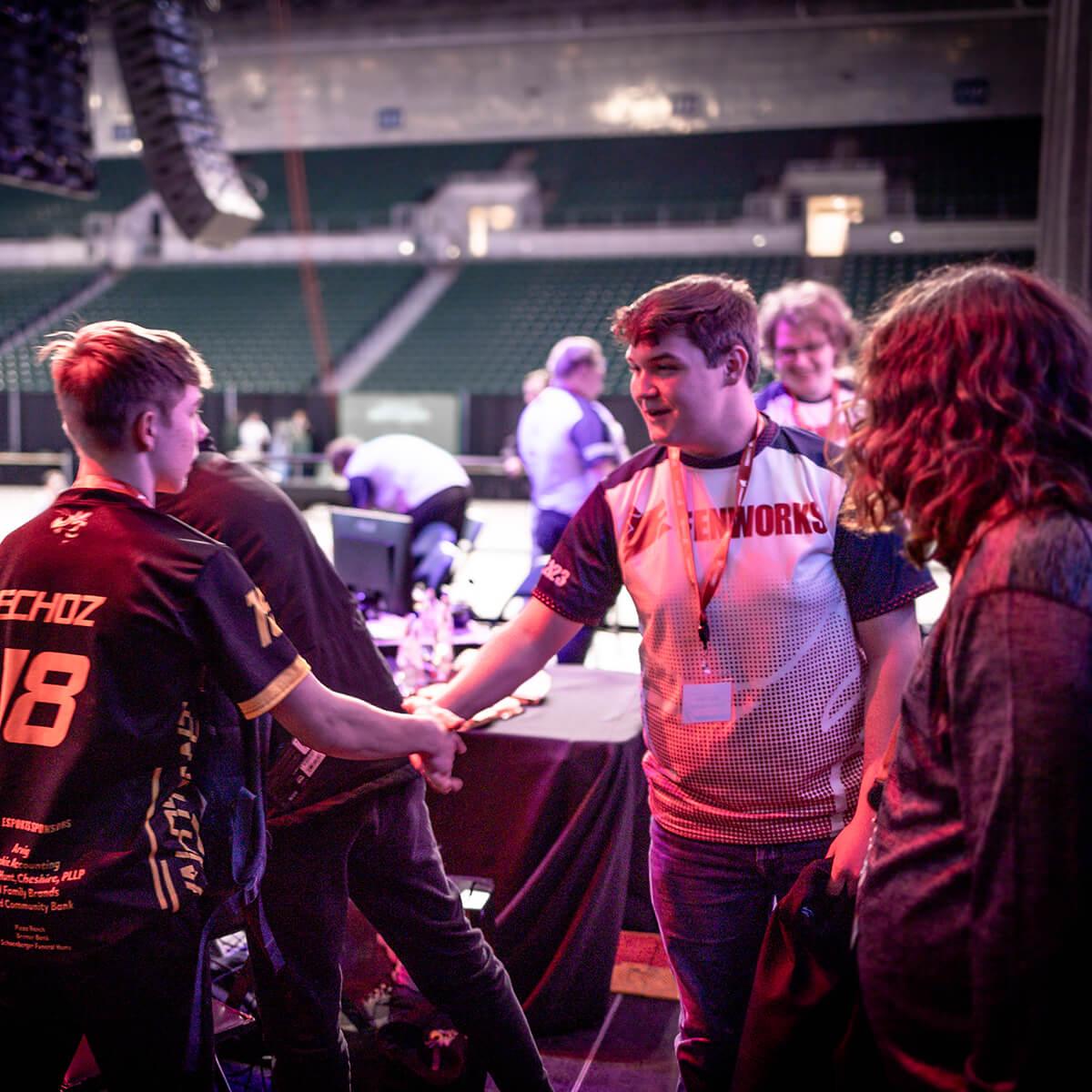 Students at a Fenworks event